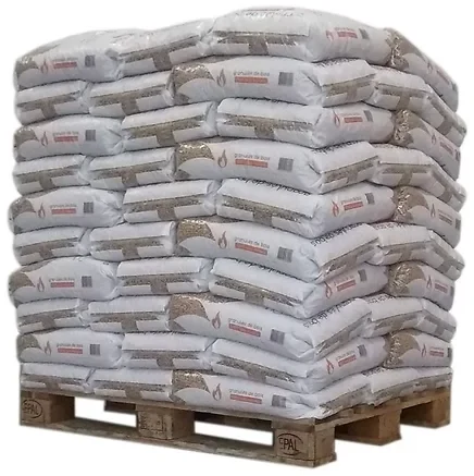 Französische Holzpellets SunPower (Dreifach-Zertifizierung) – Palette 1050kg