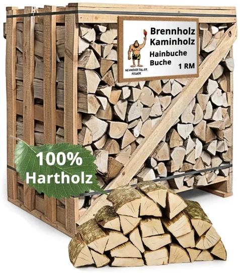 Brennholz Hainbuche 2RM Box 33 cm