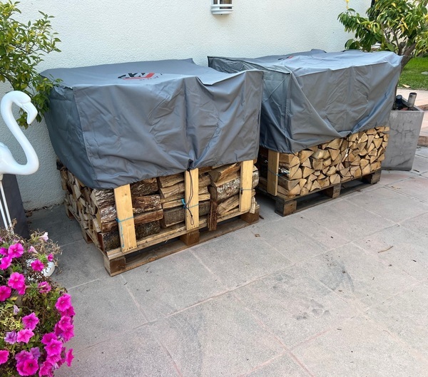 Buchen-Brennholz 30 cm kammergetrocknet auf Palette – Bild 4